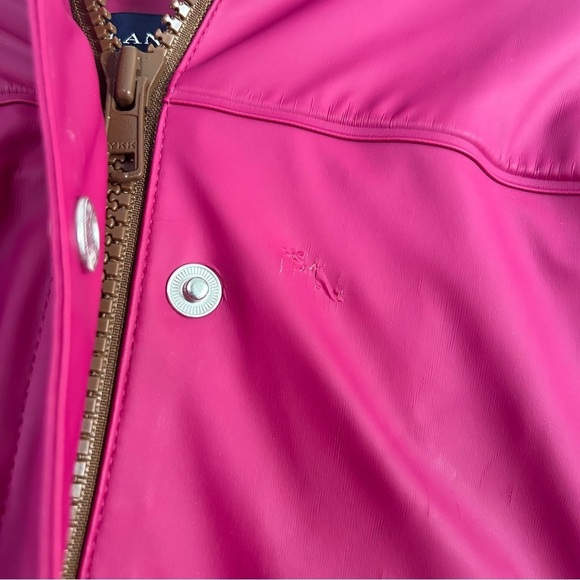 Lands’ End Pink Water Resistant Rain Jacket Spring Hiking Large Outdoor - Picture 6 of 6